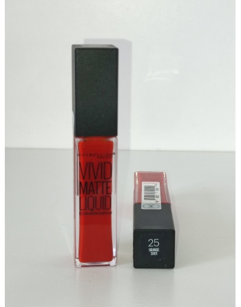 Vivid matte liquid Orange...